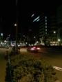 midnight in aoyama. going back from club, the Hosono with Tei.