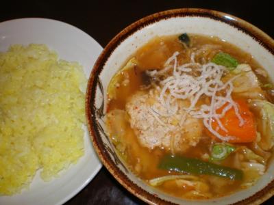  #twiwari #curry 【ちゃぶの店内で、なうを呟くと百円引き！】当ツイート