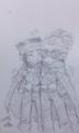ゆうべ余りに寒くて描いた…こいつら冬とか関係なく温かそう裏山←