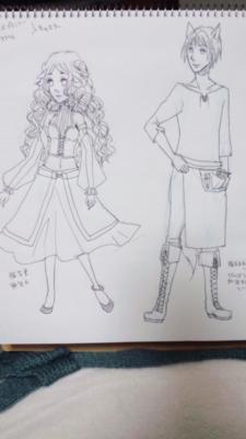 個別 羊飼いキャラ案 羊なら女の子で狼なら男 女の子の服は要改善 の写真 画像 Twitter3 S Fotolife