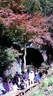 定光寺の廃線跡とトンネルを歩いてきた。