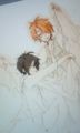 久々にソフトで描いてる〜やっぱり色塗り楽しい(//▽//)