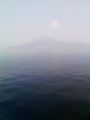 かすんでる桜島