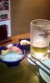 初の一人居酒屋なう。。。てか今気づいたんだが、この店二年前にたく