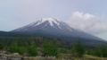 長い1日終了。夕方、終わって降りてきたら、雲が晴れて富士山がくっ