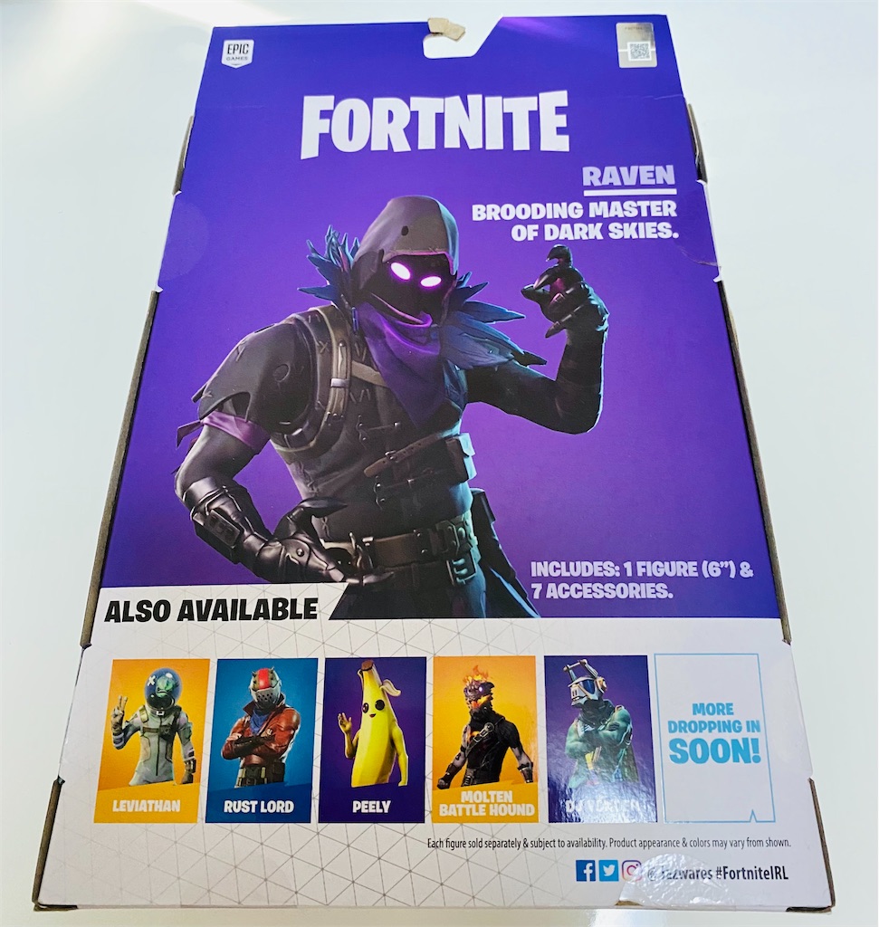 Fortnite Legendary Series, Raven Action Figure - YATORA TOYS