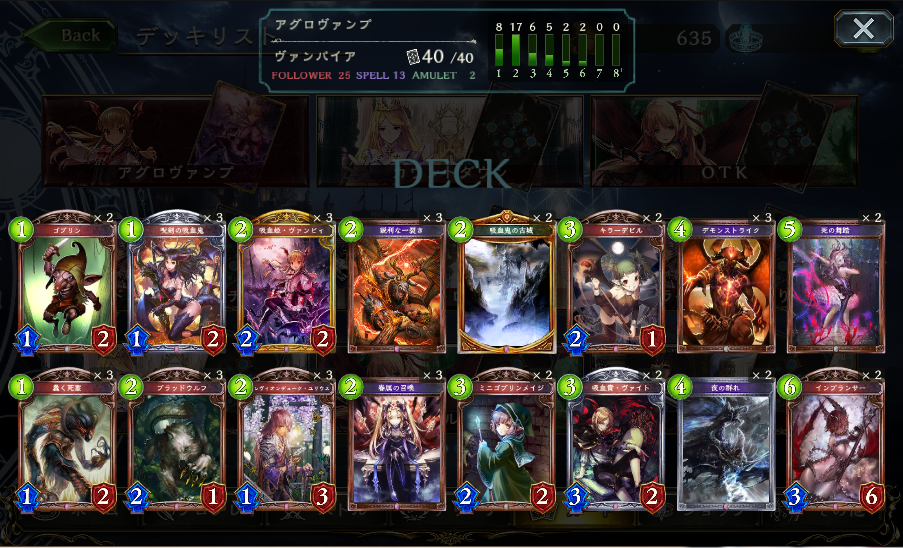 シャドウバース 初心者最おすすめデッキ アグロヴァンパイア Shadowverse 茶の間のブログ