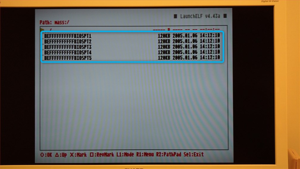 PS1からBIOSを吸い出してPS2経由でUSBメモリへコピー PS1からBIOSを吸い出してPS2経由でUSBメモリへコピー