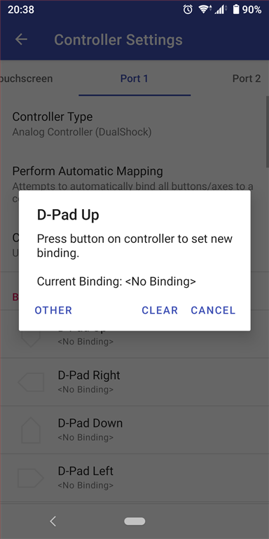 コントローラーの設定 コントローラーの設定