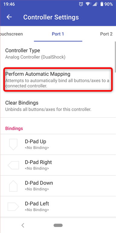 コントローラーの設定 コントローラーの設定