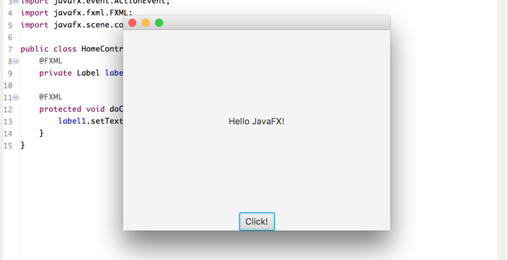 JavaFXのHello Worldを試してみました - tyoshikawa1106のブログ