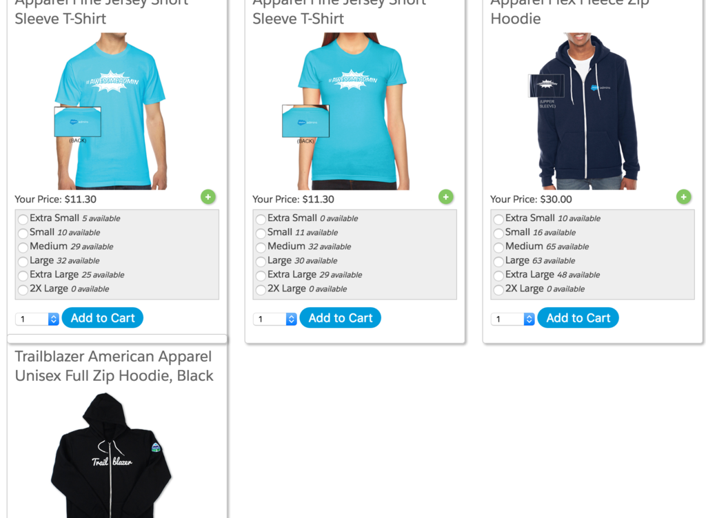 SFDC：Salesforce Admin Swag Store tyoshikawa1106のブログ