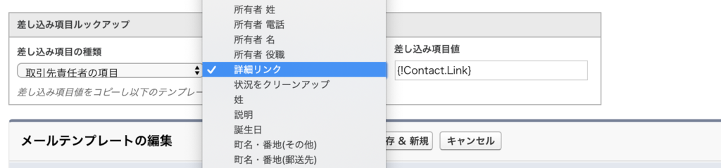 SFDC：メールテンプレートでレコードURLを差し込む方法