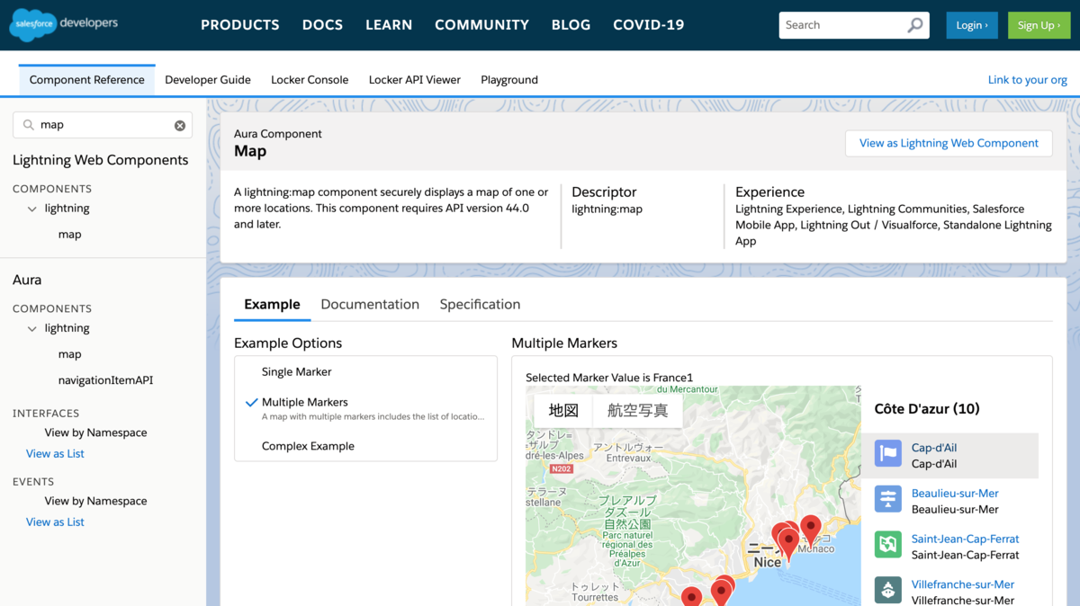 Sfdc Lightningコンポーネント開発 地図アプリの開発を試してみました Tyoshikawa1106のブログ