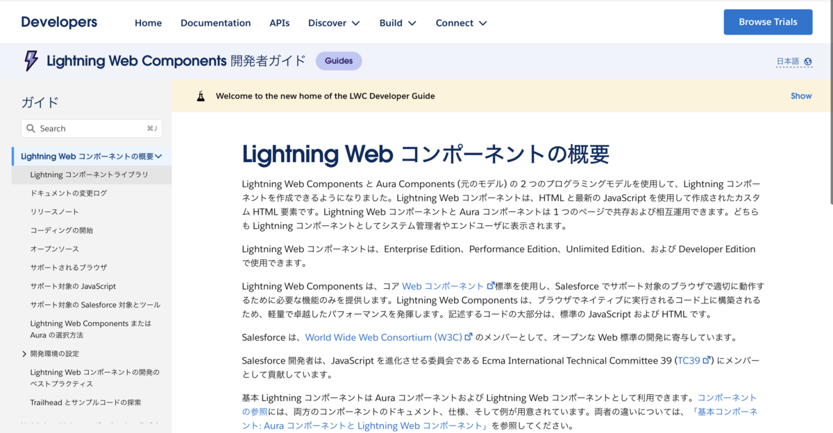 SFDC：Lightning Web Components 開発者ガイドを読んでLWC開発を