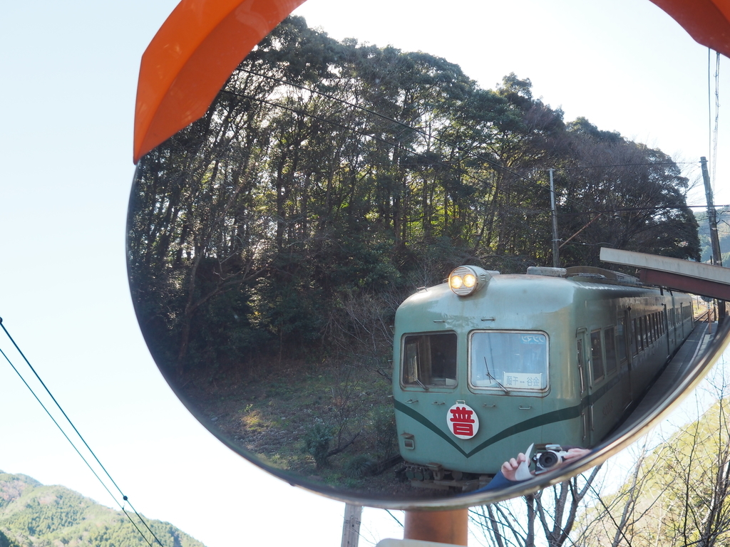 元南海「ズームカー」で川根温泉笹間渡駅下車。川根温泉ふれあい