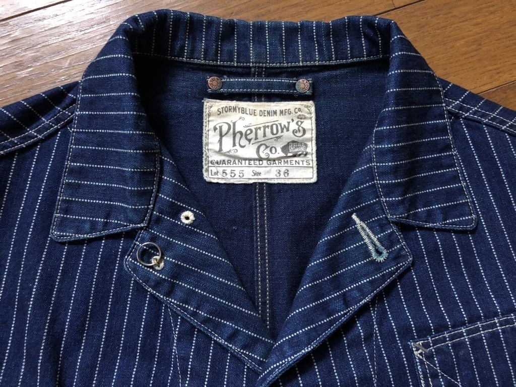 フェローズ(STOMY BLUE)ヒッコリージャケット フェローズ(STOMY BLUE)ヒッコリージャケット stormy blue ジャケット