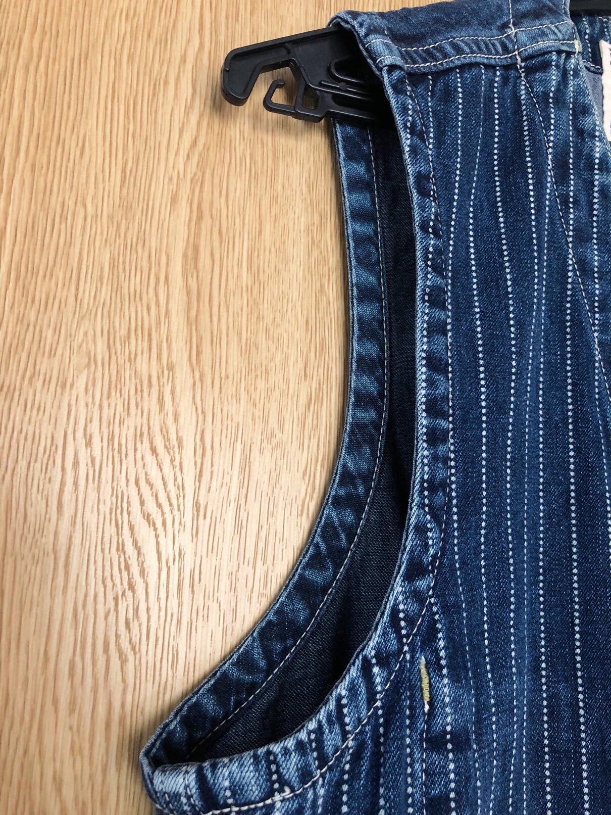 SUGAR CANE ウォバッシュストライプ デニムベスト 40 シュガーケーン