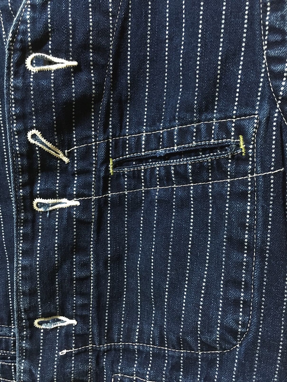 SUGAR CANE ウォバッシュベスト その3 - FADED BLUE