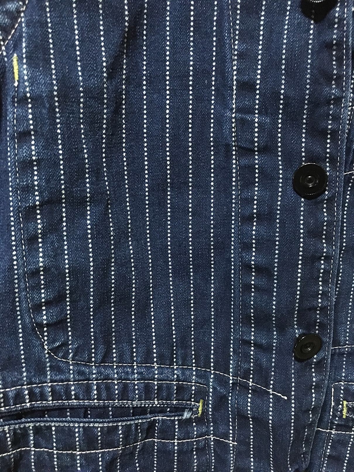 SUGAR CANE ウォバッシュベスト その3 - FADED BLUE