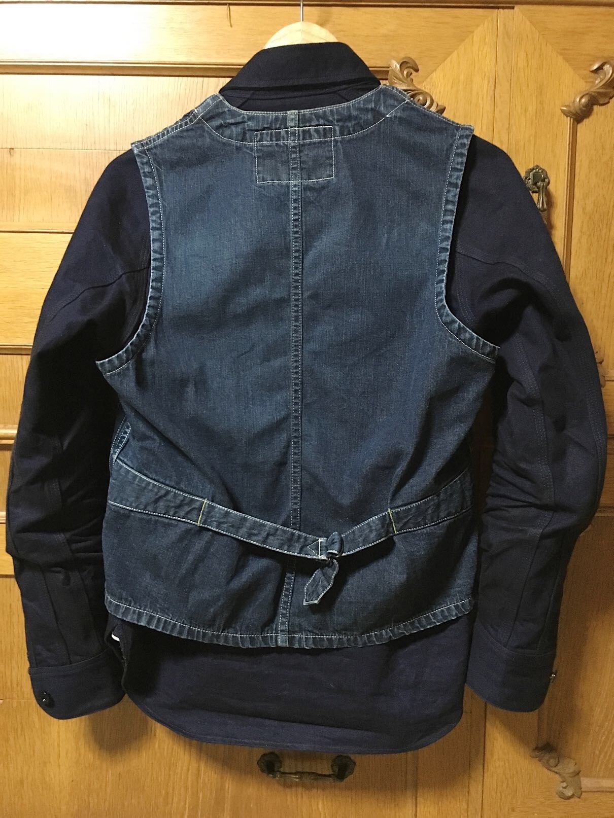 SUGAR CANE ウォバッシュベスト その3 - FADED BLUE