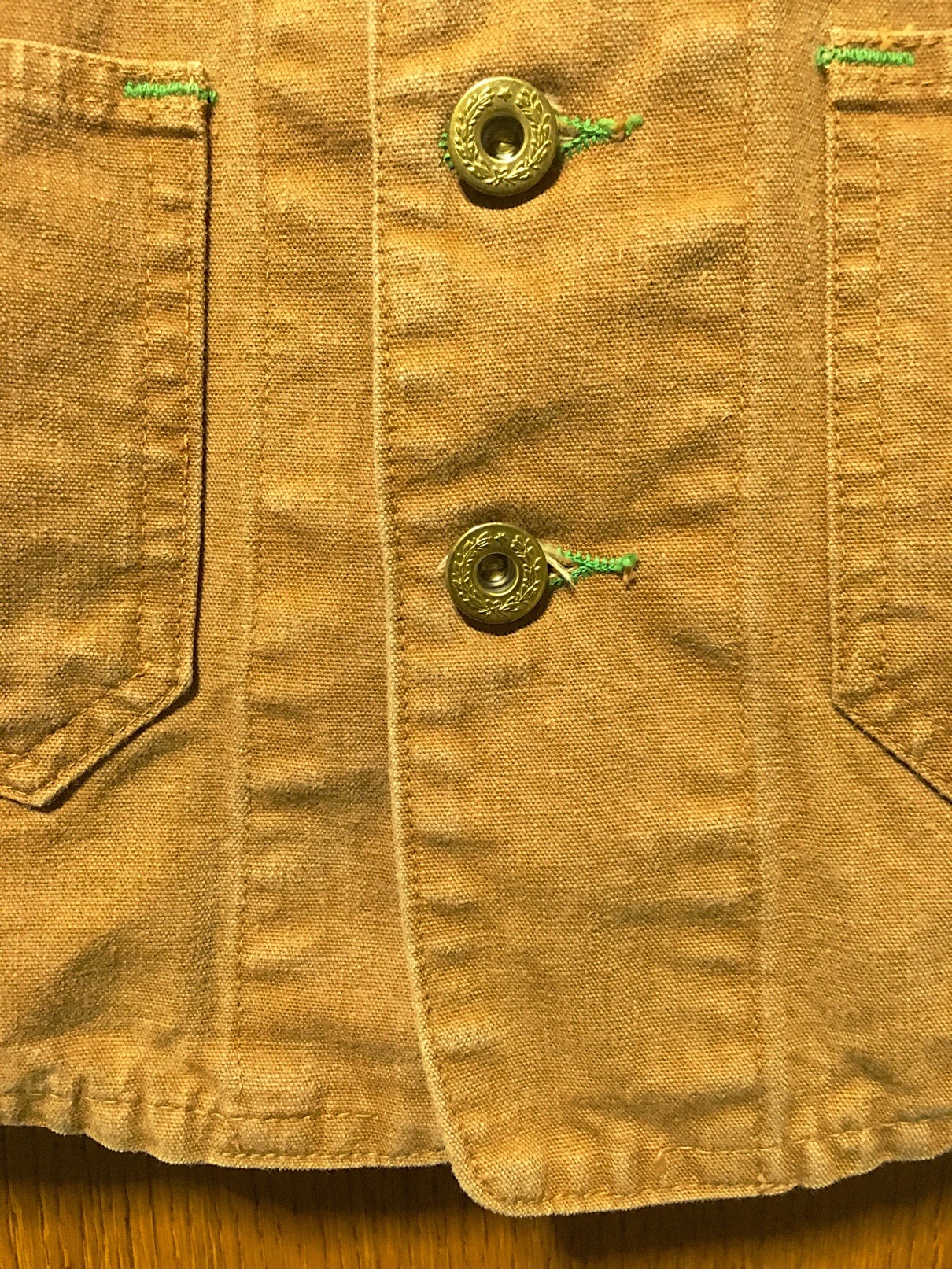 TCB Foremen Vest エンジニアベスト ブラウンダック - FADED BLUE