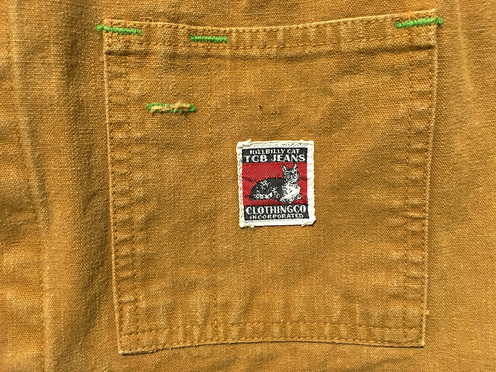 TCB Foremen Vest エンジニアベスト ブラウンダック - FADED BLUE
