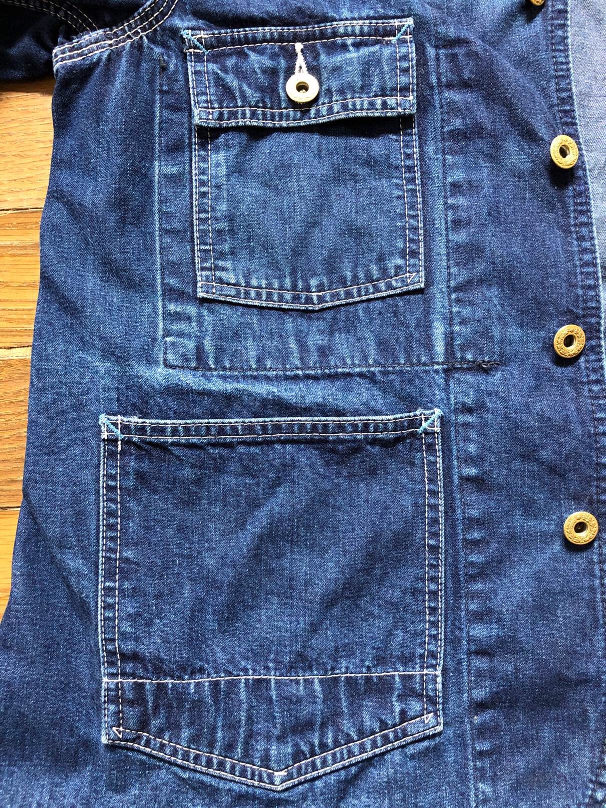 TCBジーンズ　カバーオール　ブルーウォバッシュ Amazon | [ティーシービー ジーンズ] TCB Cathartt Chore Coat