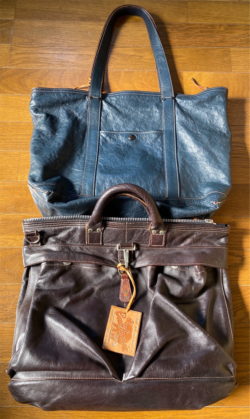 レインボーカントリー トートバッグ&ヘルメットバッグ - FADED BLUE