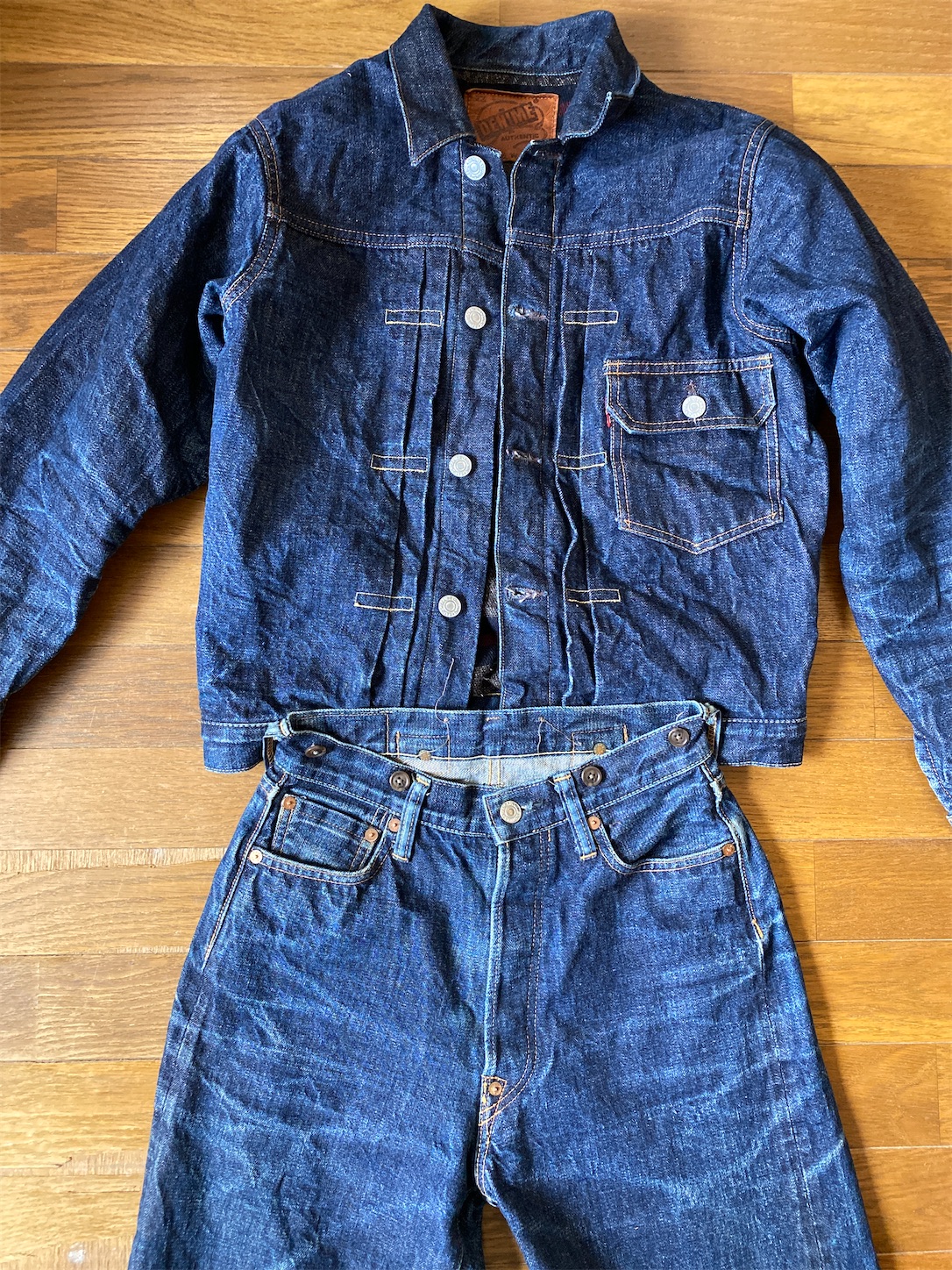 最終価格　DENIME　ドゥニーム　ブランケット付デニムジャケット denime ドゥニーム10周年デニムジャケット Part4 272日 - FADED BLUE