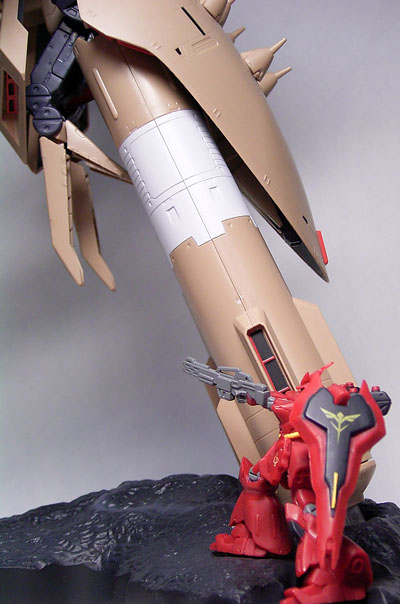 ガンダムコレクション 1/400 MZ-333 α・アジール レビュー - アオイ模型店