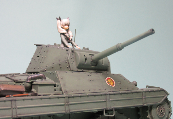 タミヤ 1/35 重戦車 P40(アンツィオ高校仕様) - アオイ模型店