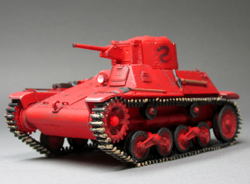 1/35 ガールズ&パンツァー リボンの武者 九七式軽装甲車[テケ]レビュー