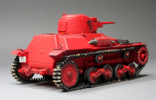 1/35 ガールズ&パンツァー リボンの武者 九七式軽装甲車[テケ]レビュー