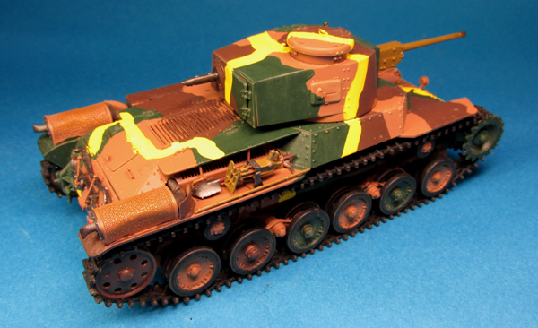 1 35 ファインモールド ガールズ パンツァー劇場版 知波単学園 九七式中戦車 新砲塔チハ 前期車台 アオイ模型店 リハビリ中