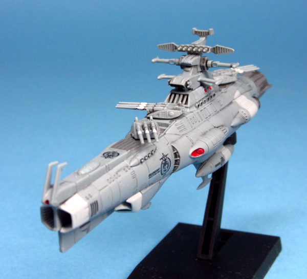 地球連邦主力戦艦ドレッドノート級セット1 レビュー - アオイ模型店