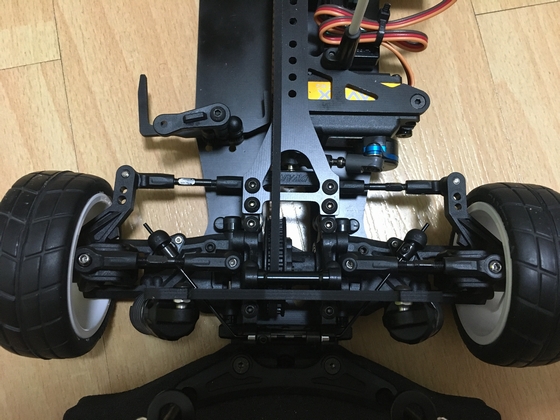 3Racing Advance S64 製作 その1：サーボセイバーの取り付け - U-Kun88