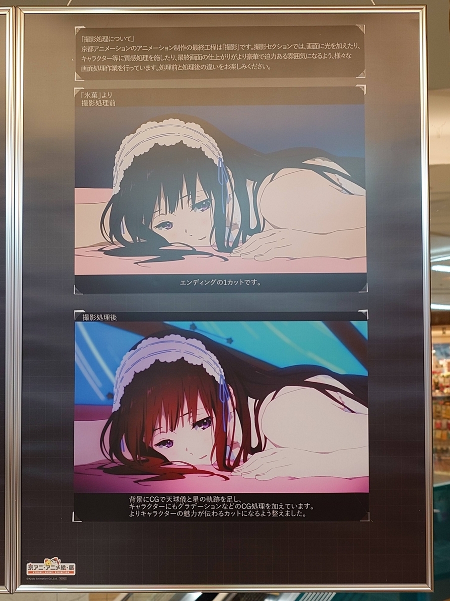 京アニ・アニメ絵・展【氷菓編】 - 初雪草とヤドカリ、あるいは