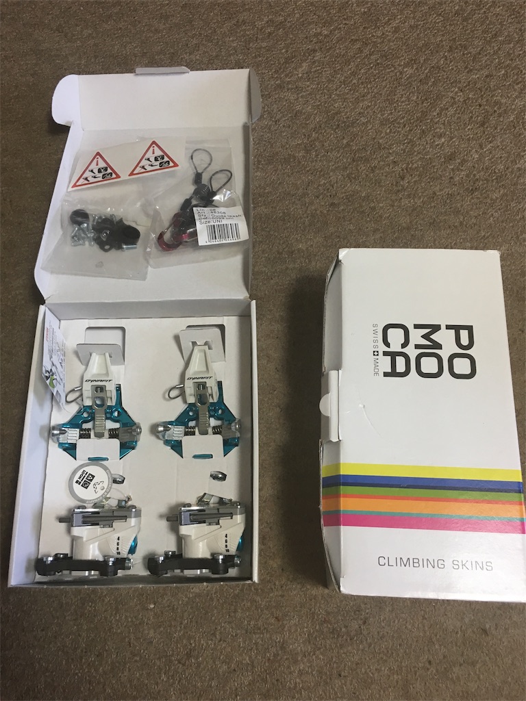 今更ですがDYNAFITのTLTビンディングを買いました。 - ワンゲル部の