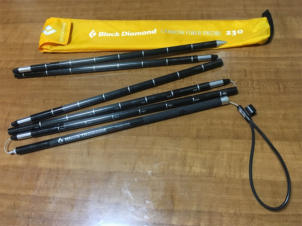 Black 重た Diamond クイックドロープローブガイド300 ショベルD3