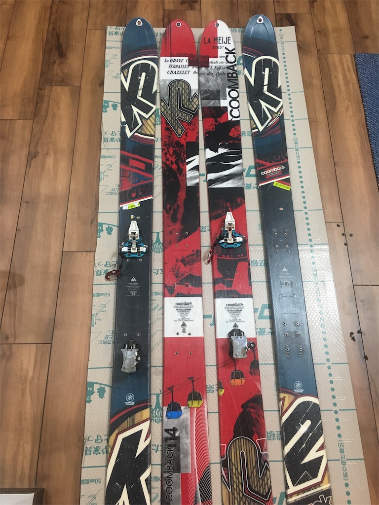 K2 COOMBACK114 2015-16　ツアービンディング付 K2 COOMBACK114 2015-16ツアービンディング付