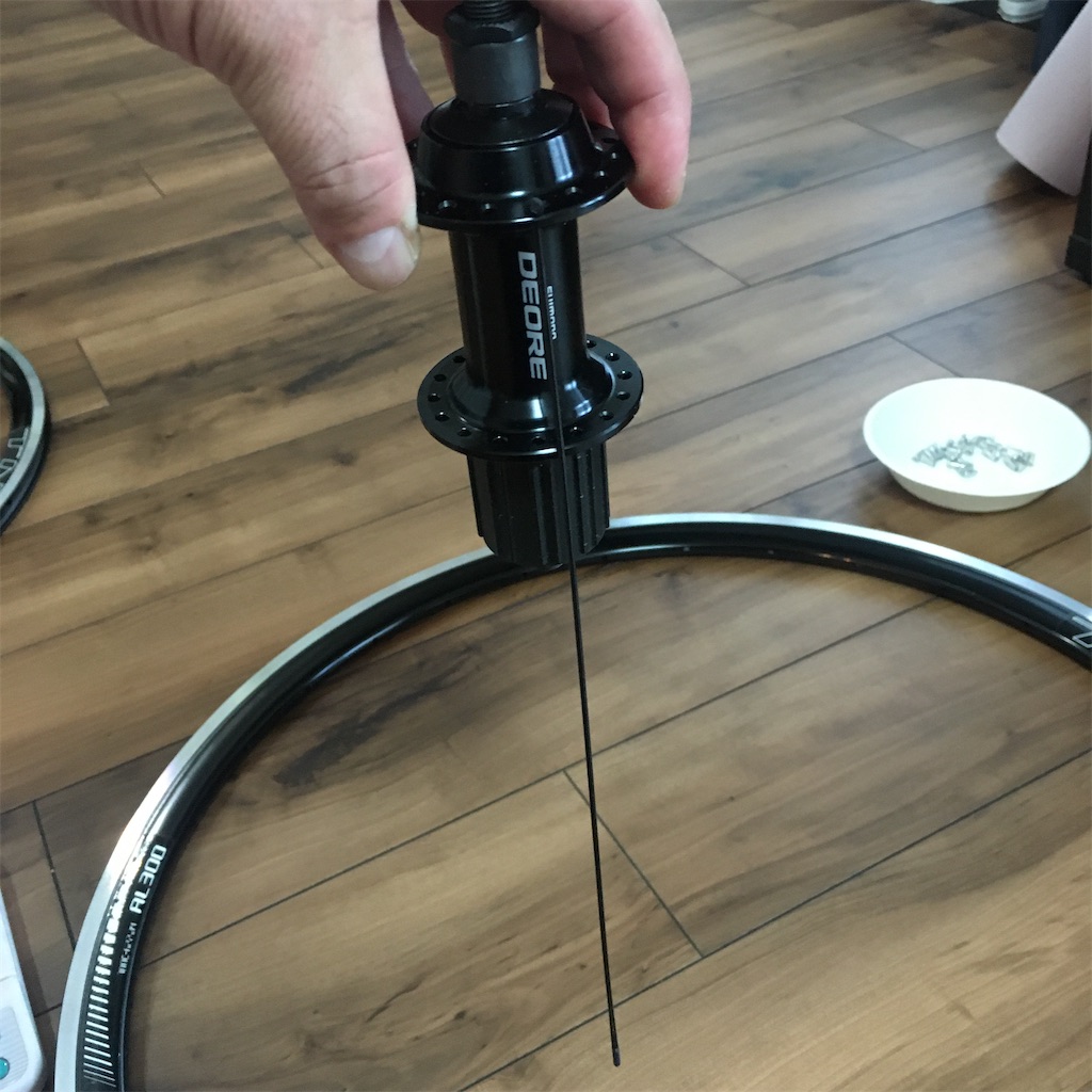 クロスバイク用のホイールを手組してみる② - ワンゲル部の記録長さん