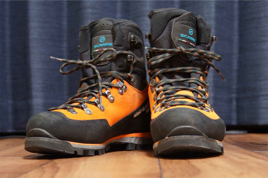 冬山登山用に贅沢にもSCARPA MONT BLANC PROを買い足す - ワンゲル部の