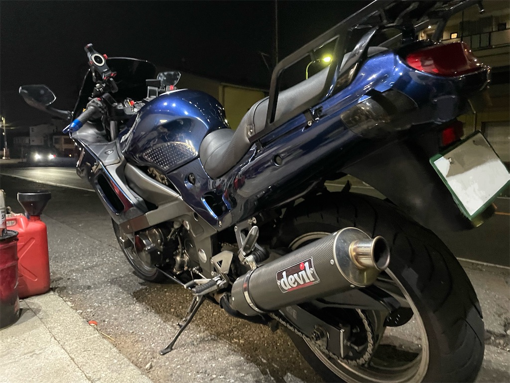 値下げエンジン好調！車検満タン！ZZR400 ZZR400を街のガレージ屋さんで程良くメンテしました - ワンゲル部の