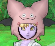竹ヤリ+ピンクモーモンのマナ顔だけ