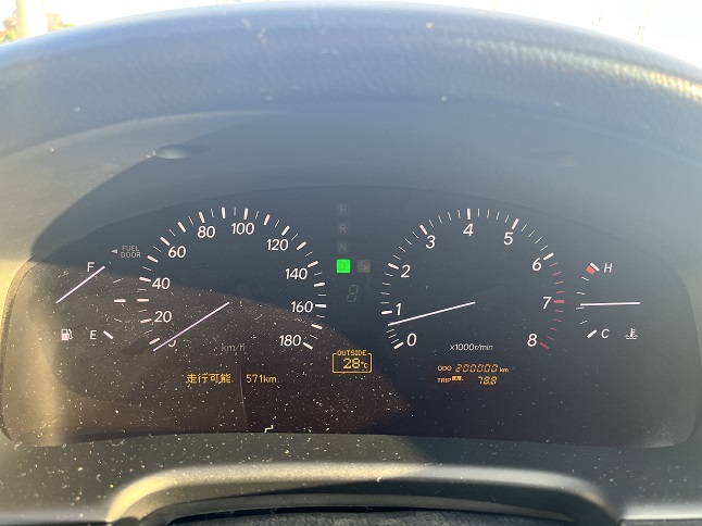 セルシオは何万km乗れるのか？走行距離【20万km】現在のコンディション