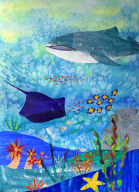 クジャクと地球 アクリル画 絵画 クジャクと地球 アクリル画 絵画 (アメリカのボクー社が開発