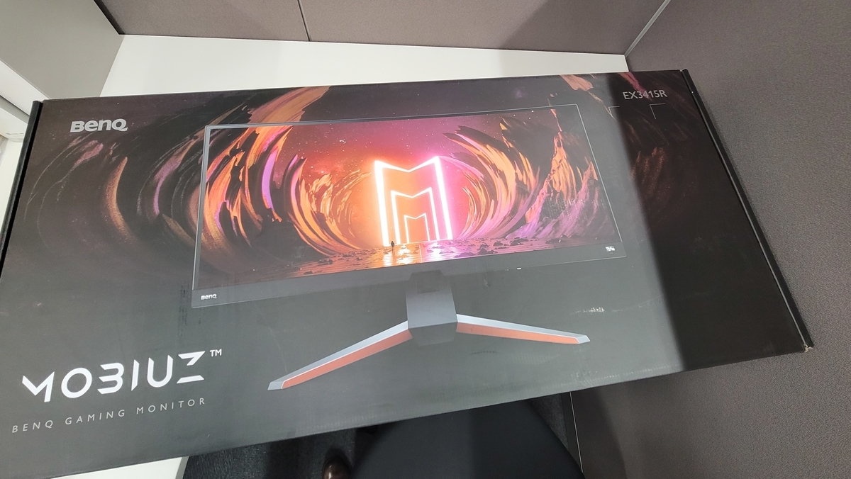 BenQ MOBIUZ EX3415R ウルトラワイドモニター【箱無し】 BenQ MOBIUZ