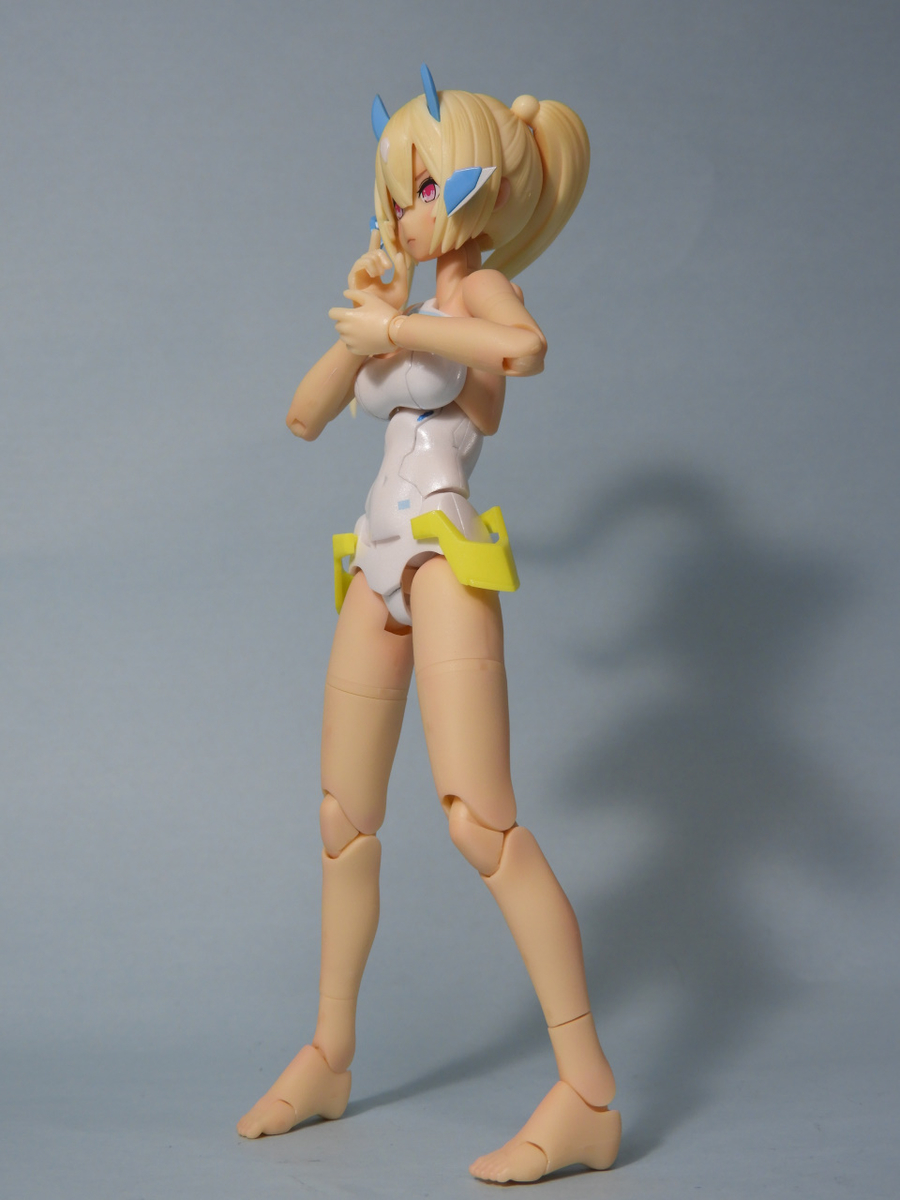 メガミデバイス 朱羅 忍者 蒼衣 W武装 muscuto スキンカラーd 改造 メガミデバイス 朱羅 忍者 蒼衣 W武装 muscuto スキンカラーd