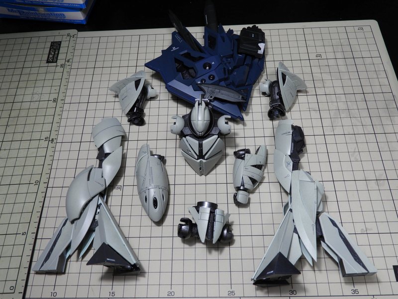 MG ターンX 制作記 2.塗装～組み立て - ほんずなすぶろぐ
